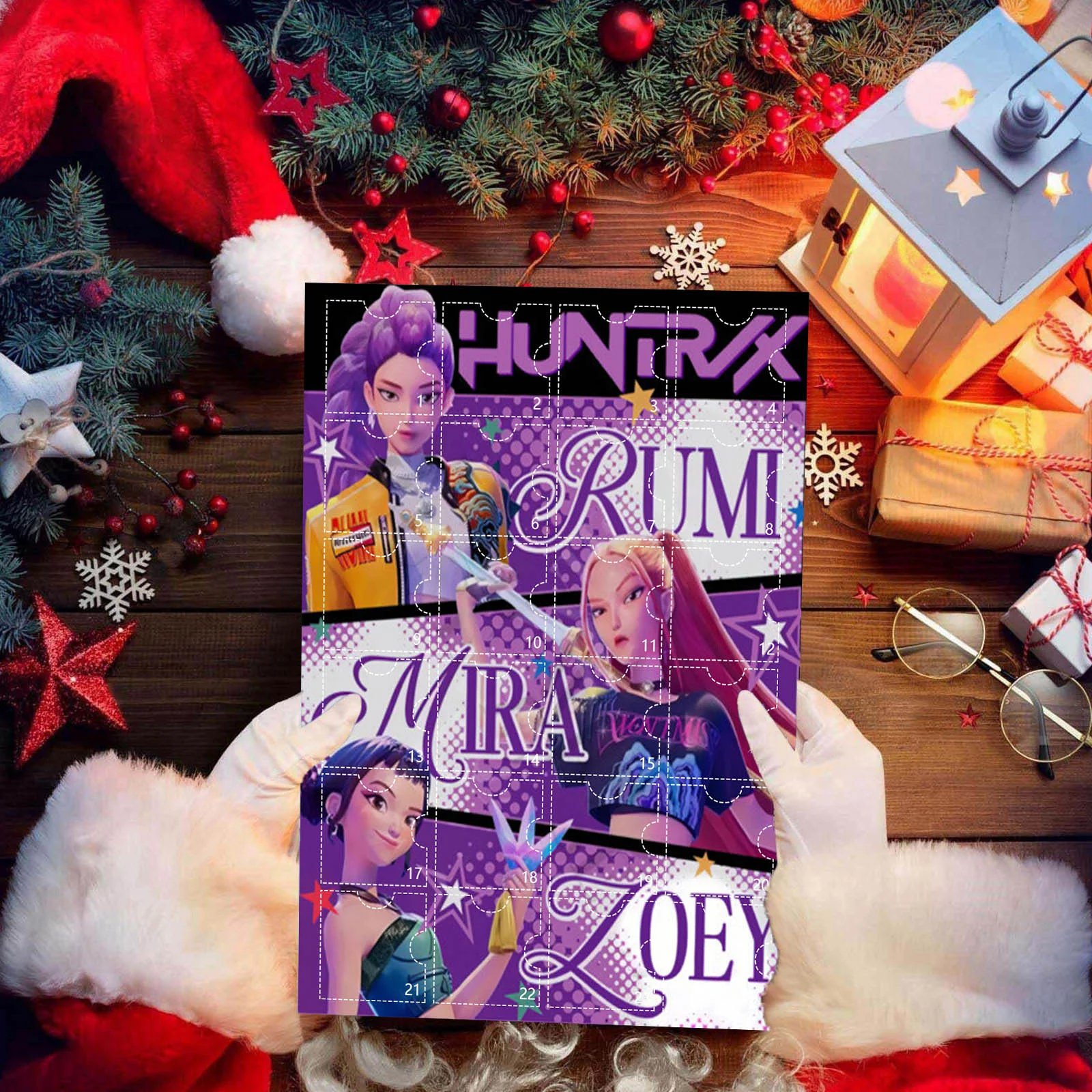 جديد عيد الميلاد Kpop رومي ميرا زوي النمر 24 قطعة تقويم القدوم مفاجأة صناديق لجميع القدوم صندوق غامض الهدايا اللعب #6