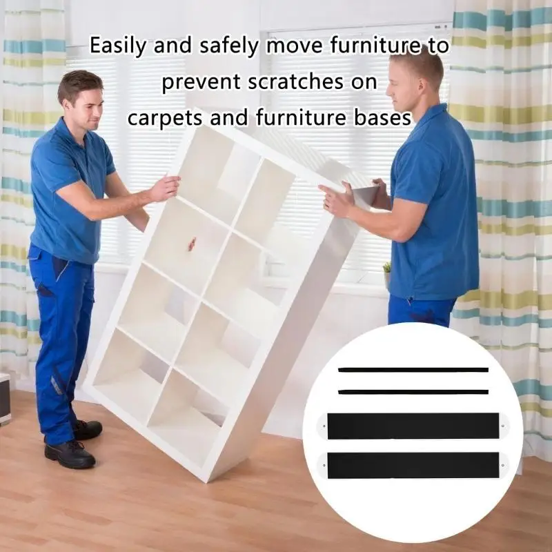 Pull Furniture Slides Plastic Moving Sliders Furniture Gliders Appliance Slider with Pull Strap Heavy Duty Sliding Sheet 