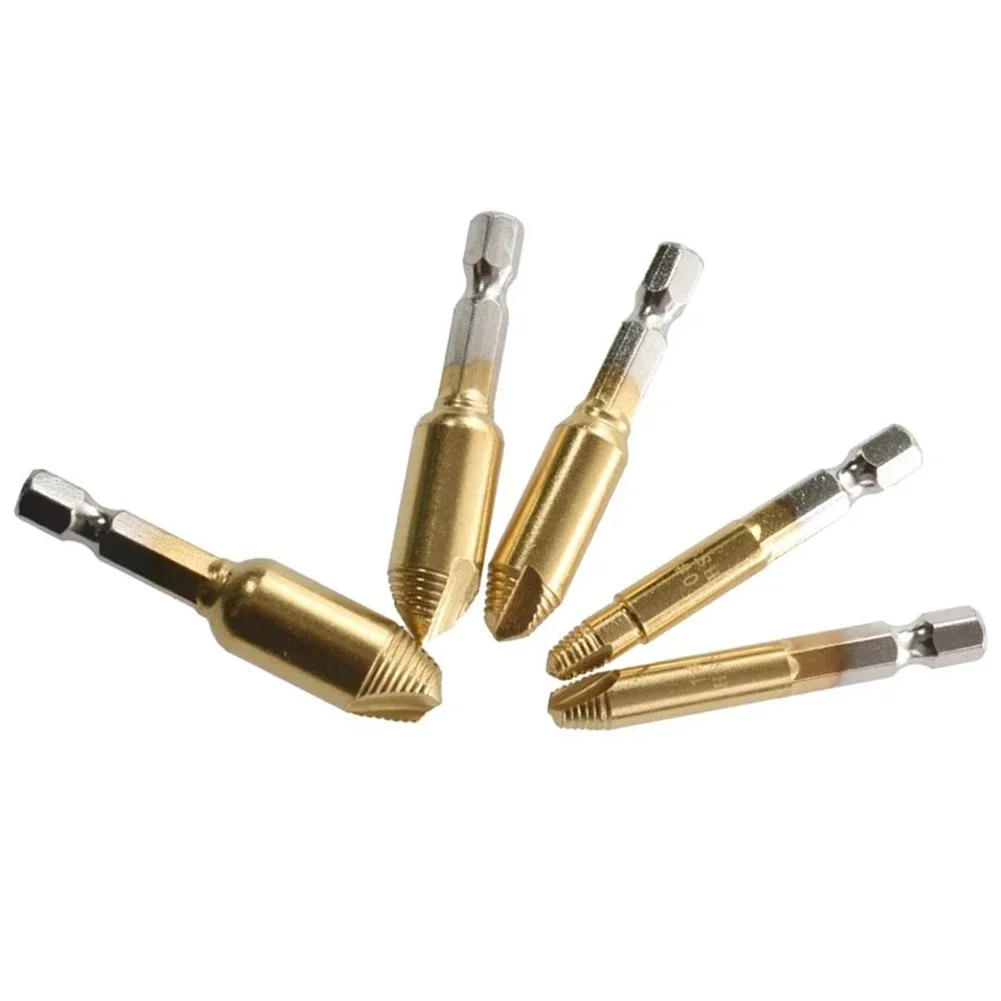 Screw Removal Tool Screw Extractor Quick Removal Drill Bit For Wood And Machine Screws HSS Broken Bolt Damaged