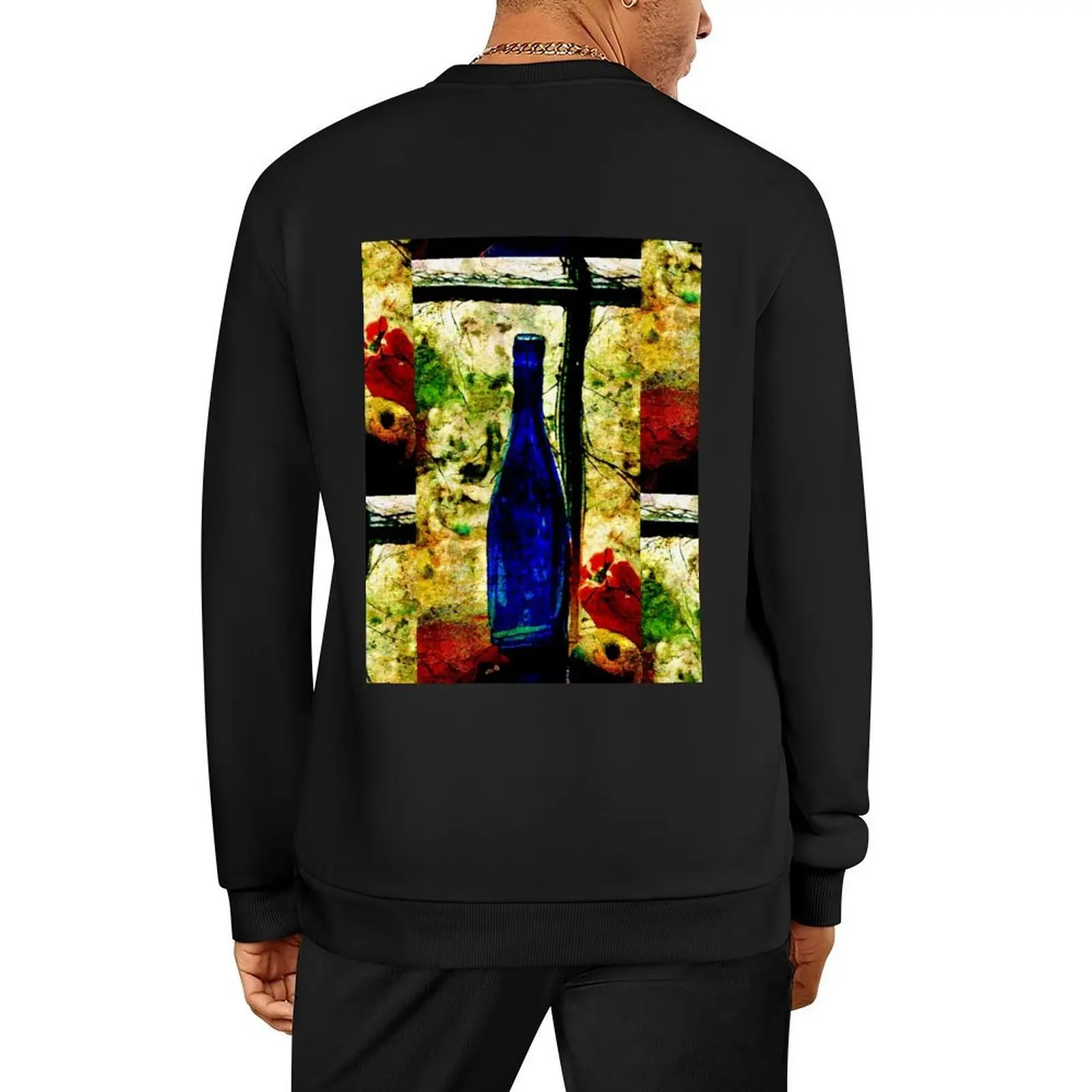 

Sympathetically Blue Pullover men clothes men's sweat-shirt men's sweat-shirt set clothes for men new sweatshirt