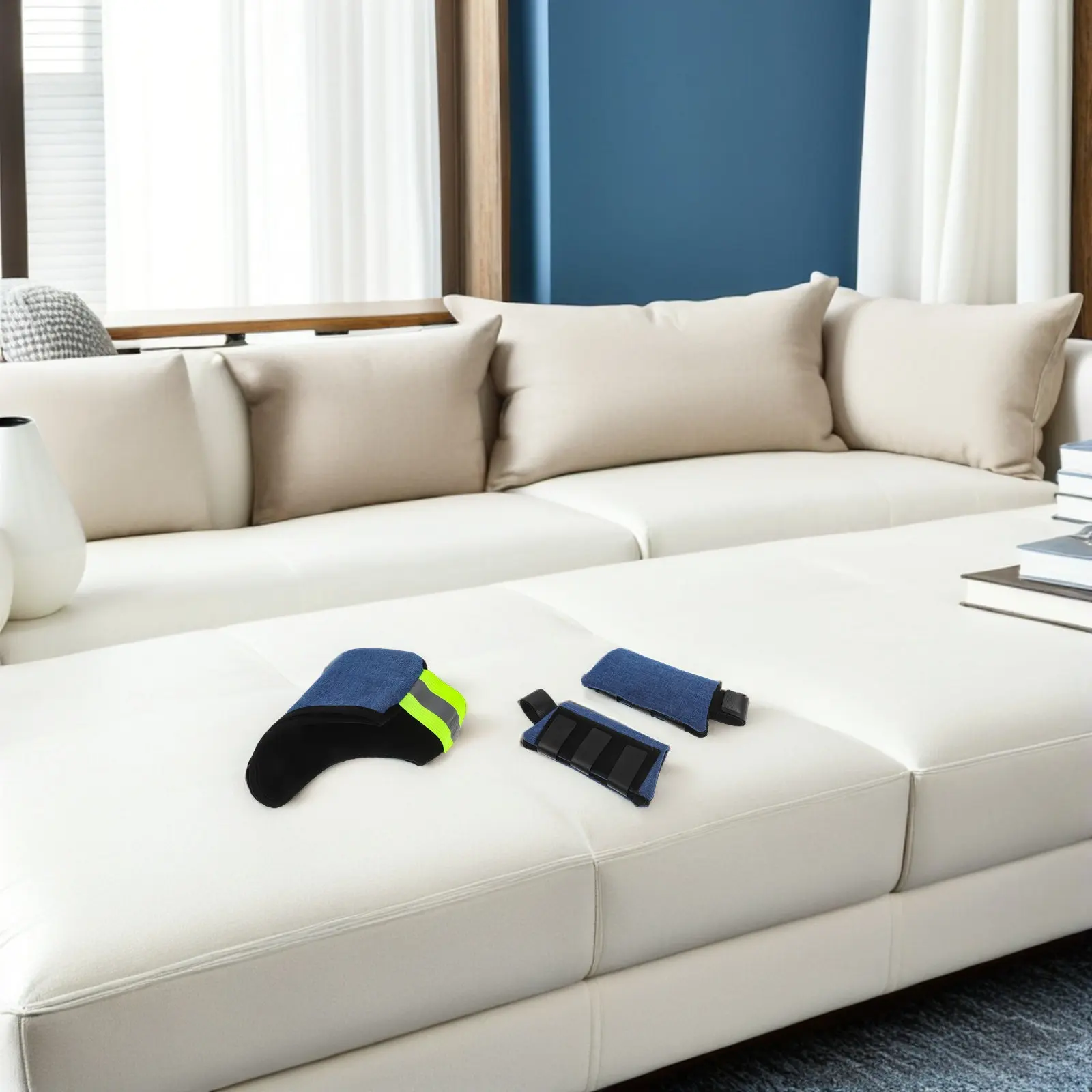 

Комплект из 2-х моющихся накладок на ручки костылей, мягкие подушечки для предплечий, противоскользящие удобные накладки на костыли