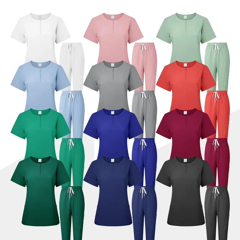 Operating Room Medical Uniform Hospital Overalls A set of  Supplies Nurse Dental Surgery  spa nurses accessories