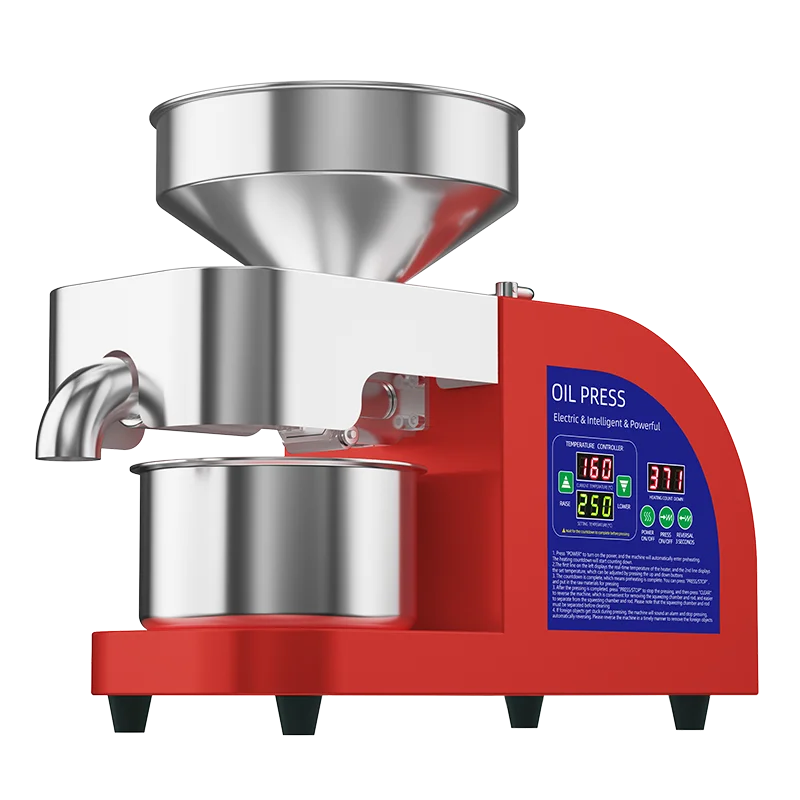 ماكينة صنع زيت الفول السوداني الذكية عالية الجودة 7-12 كجم/ساعة #3