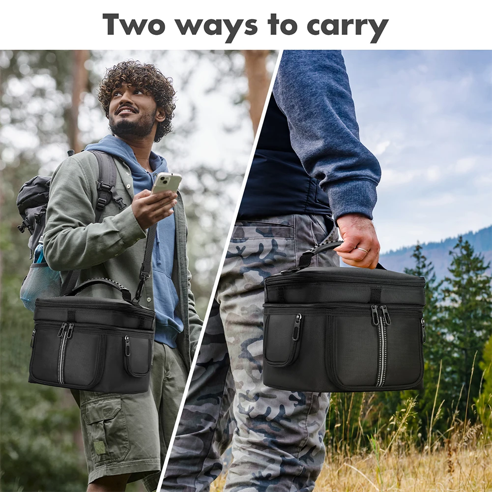 Carrying Case Storage Case Multiple Pockets Travel Carrying Bag Travel Storage Bag for Ef Ecoflow Portable Power Station River 3