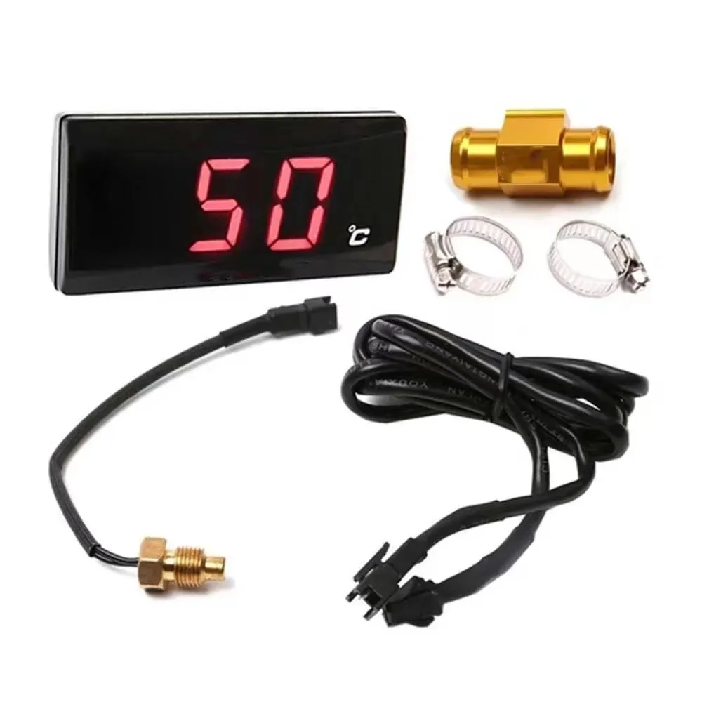 Meter Motorcycle Water Temperature Digital Hygrometer Thermometer Sensor