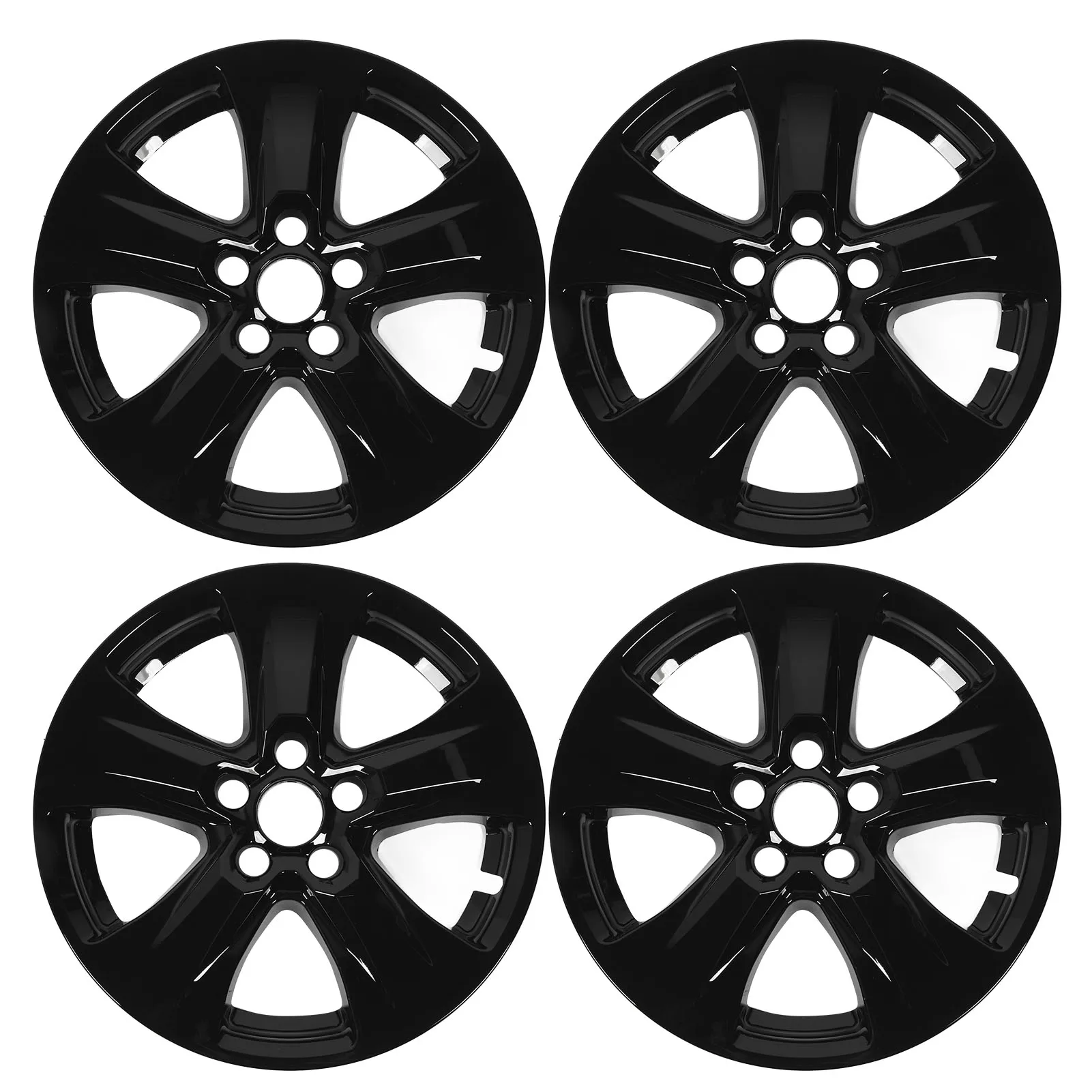 

Protable 4 Pcs Wheel Hub Cap Glossy Black 17in Wheel Skins Cover Hubcap Replacement for XLE LE 2019 to 2023 Car Wheel Decoration