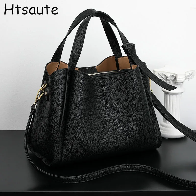 

Retro Autumn Winter Handbags Brown PU Leather Single Shoulder Crossbody Bags Women’s Large Capacity Handbags Designer Tote Bag