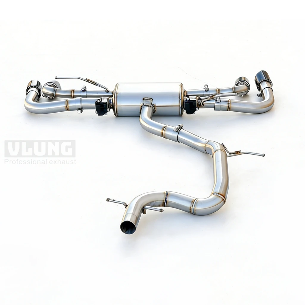 High Performance Catback Exhaust with Valve for  SEAT Leon FR/FR+1.8T CUPRA 2.0T 2012-2020 Stainless Steel car exhaust tube