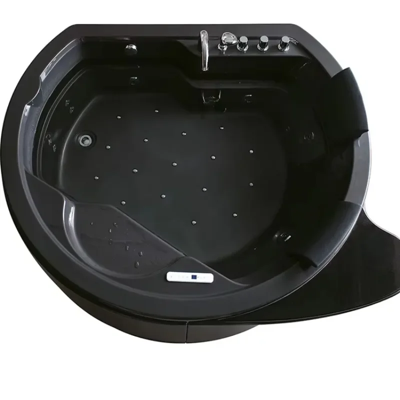 Freestanding Bathtubs Marble Whirlpool Bathtub Black Acrylic Massage Concrete Bathtub