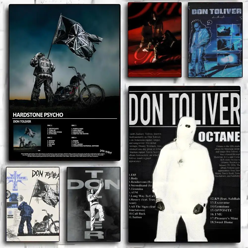 Singer Don T-Toliver Poster Painting And Print Wall Art Picture For Home Room Decor Gifts