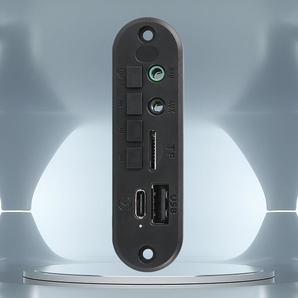 3.7V 6W Amplifier MP3 WAV Decoder Board Hands-Free Call Bluetooth-Compatible Audio MP3 Player 3.5mm Microphone TF AUX USB Record