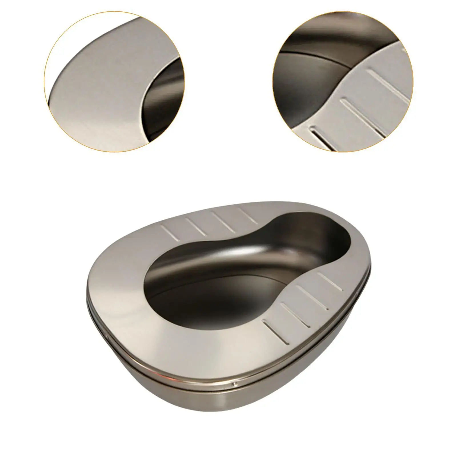 كبار السن Bedpan مستقرة سميكة متعددة الأغراض السلس العملي تبول الحاويات المنزل #5