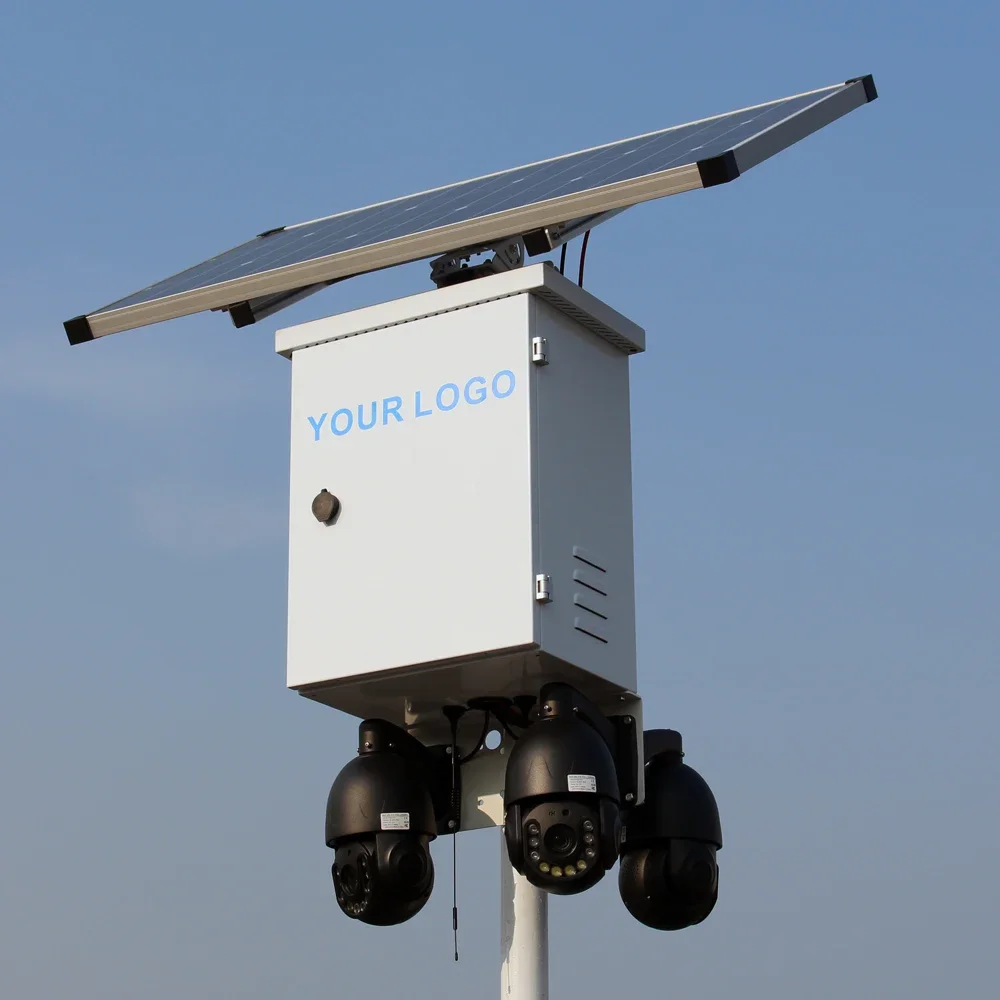 SZGOING independiente, el mejor Ip, varios sistemas CCTV de seguridad en línea, cámara de poste de energía Solar para sitio de construcción