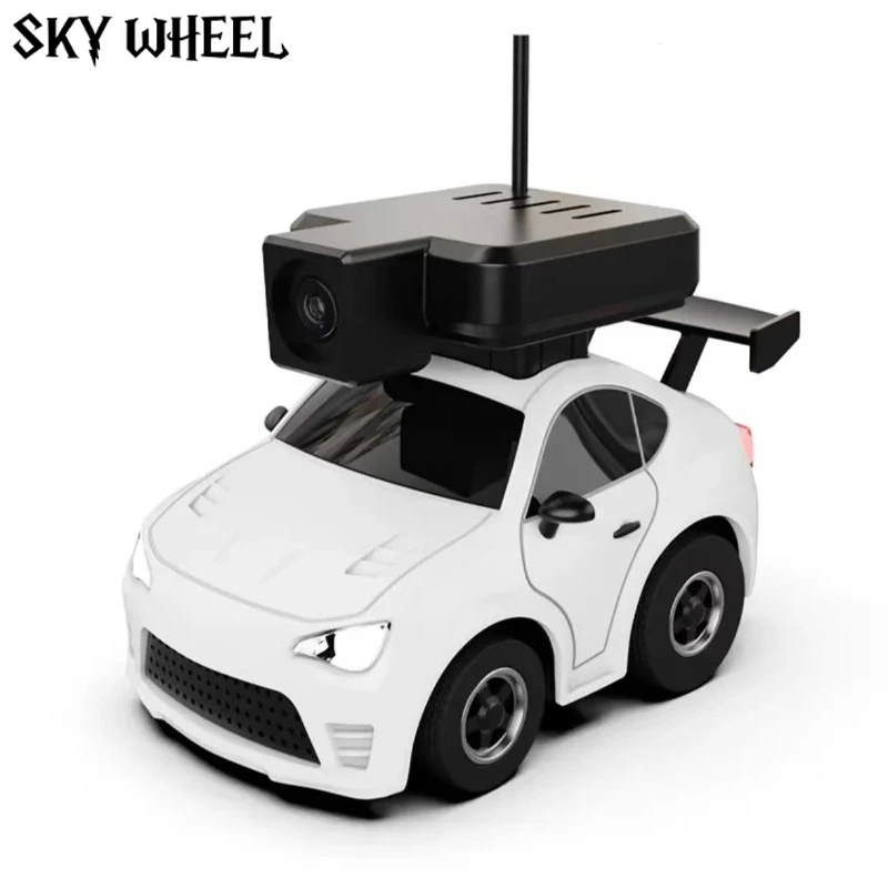 

SNICLO FPV Rc Car with Camera 1:100 Mini Remote Control Car 2.5mm130°FOA Ultra Long Battery Life Desktop Off Road Vehicle Toy
