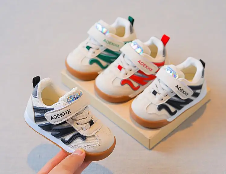 Size 16-27 Children Shoes Classical Walking Shoes For Boys Flat Canvas Casual Toddler Running Sneakers Boys Kids Shoes