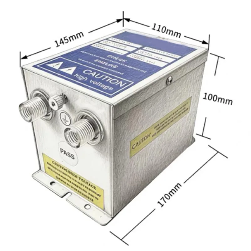 Kit de Eliminación de Electricidad Estática con Cuchilla de Aire Iónico Horizontal, Ionizador Industrial Antiestático, Fuente de Alimentación, Eliminador de Polvo Estático