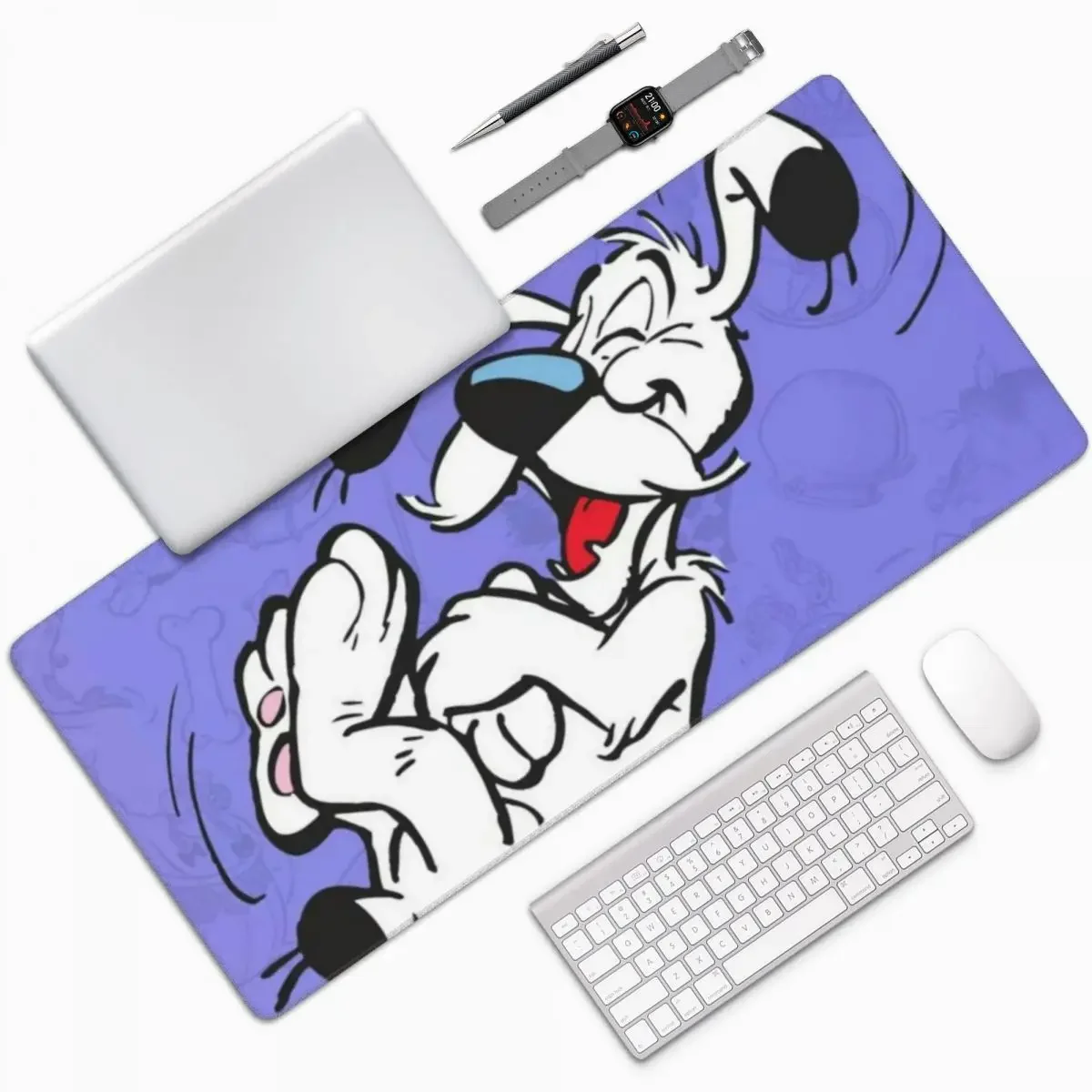 Asterix And Obelix Dogmatix Ideafix Obelix Dog Large Mouse Pad Computer Keyboard Mouse Mat Gaming PC Laptop Desk Mat Table Mats