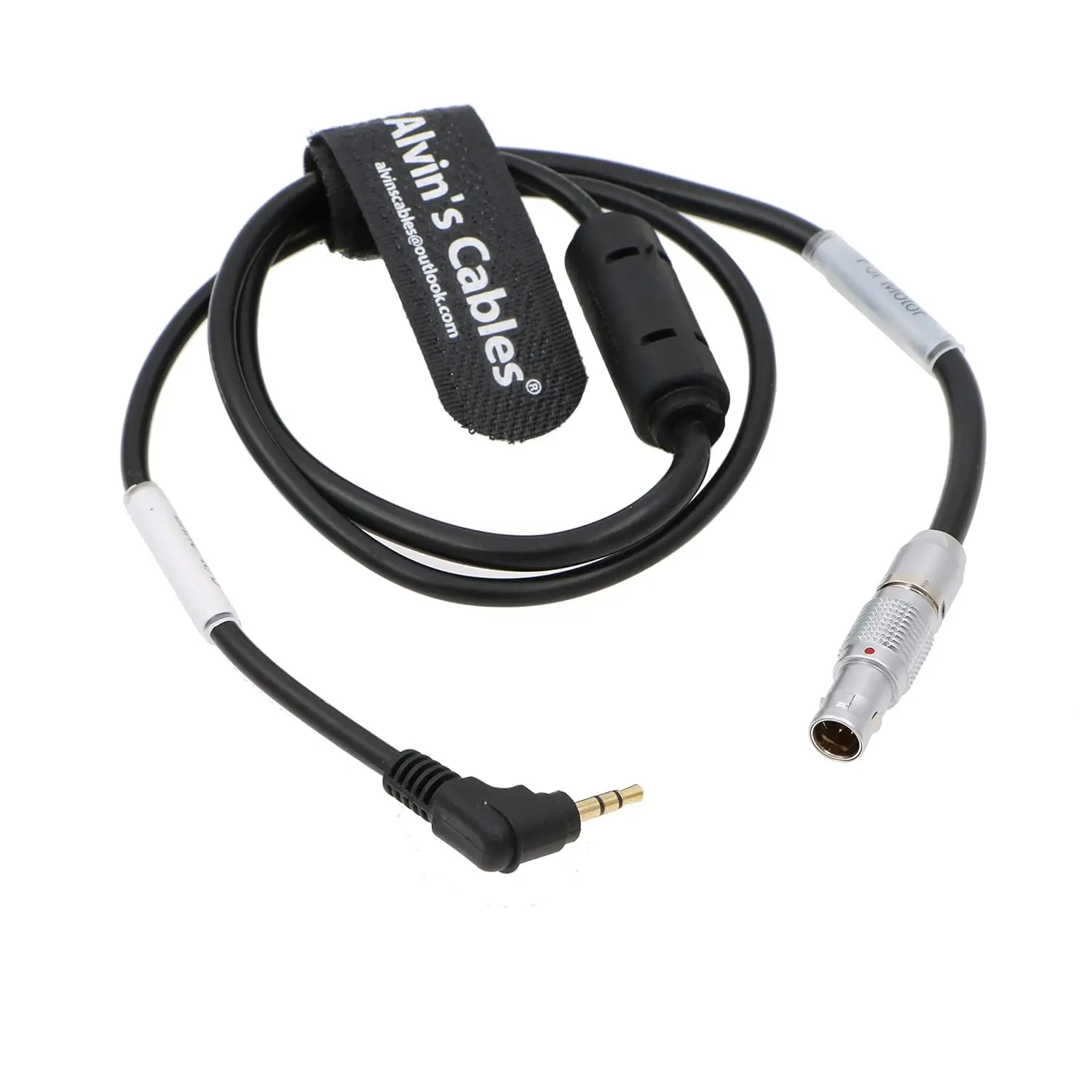 Alvin's Cables Nucleus M 7 Pin Male to 2.5mm LANC Motor Run Stop Cable for Tilta, Sony FS5| FS7, Z CAM, Panasonic AU-EVA1, Black