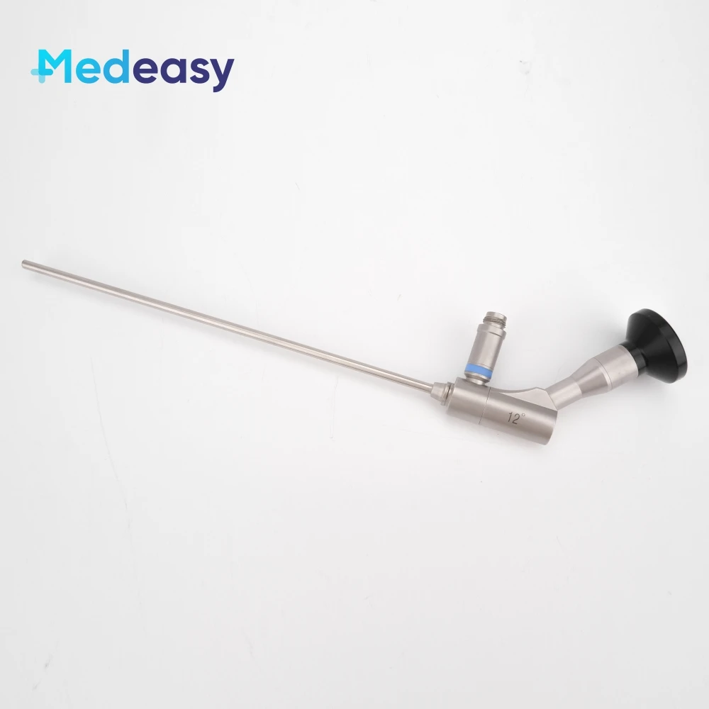 Laringoscopio de funcionamiento de 12 grados, laringoscopio rígido con retención automática