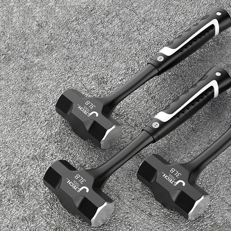 O50 High Carbon Steel Hammer Head Professional Electrician Carpentry Work Tools Heavy Hand Hammer Octagonal Hammer