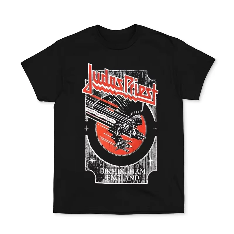 

JUDAS PRIEST Printed T-shirt Men's Women's Cotton Hip-hop Plus Size T-shirt Short Sleeve T-shirt Street Top T-shirt Unisex