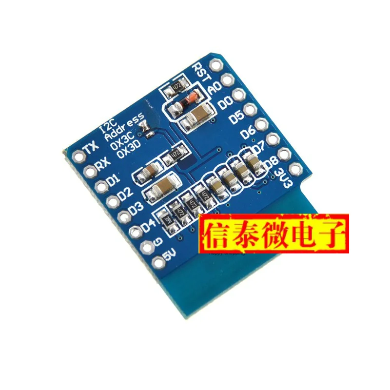 0.66-Inch OLED Display Module LCD Screen Module IIC/I2C Interface for D1 Mini