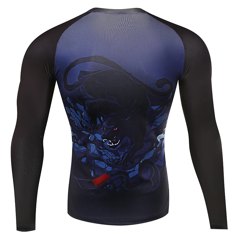 Men Compression Long Sleeve T Shirt Men Sportswear Gym Fitness Clothing Workout Training Sport Rashgard Running T-shirt Men