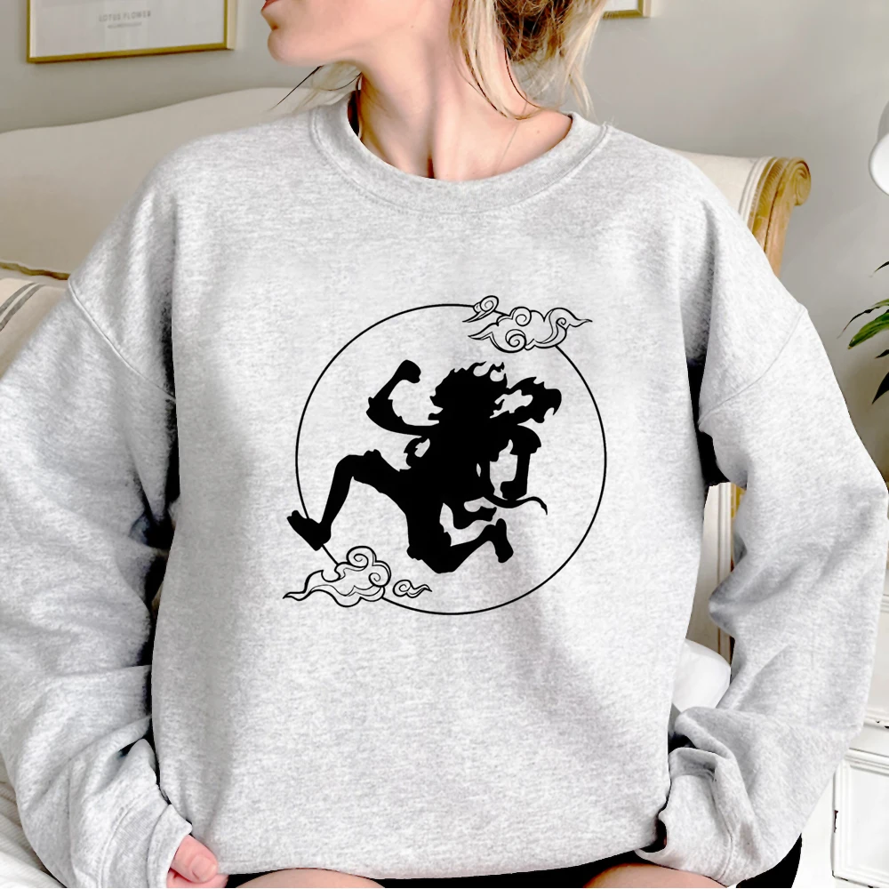 Law Heart hoodie youthful pattern comic anime sweater anime female pullover hoddie Japanese pattern Y2K casual wear