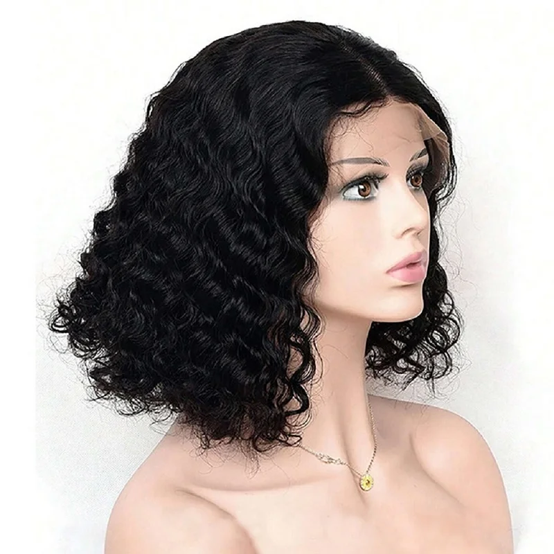 

Bob Wig Human Hair 4x4 Lace Wig 200% Density HD Lace Front Wigs Human Hair Pre Plucked Short Bob Wigs for Black Women