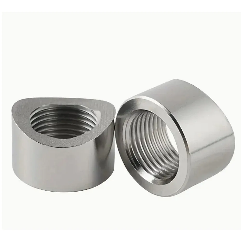 304 Stainless Steel Oxygen Sensor Nuts M18x 1.5 Fit for 02 Sensor Welding/exhaust System Modification, Auto Repair Accessorie