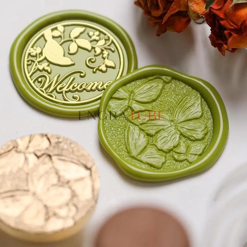 

Fantasy Animals Wax Seaingl Stamp Panda Fox Dragon Fire Painting Copper Head Envelope DIY Sealing Party Invitation Scrapbooking