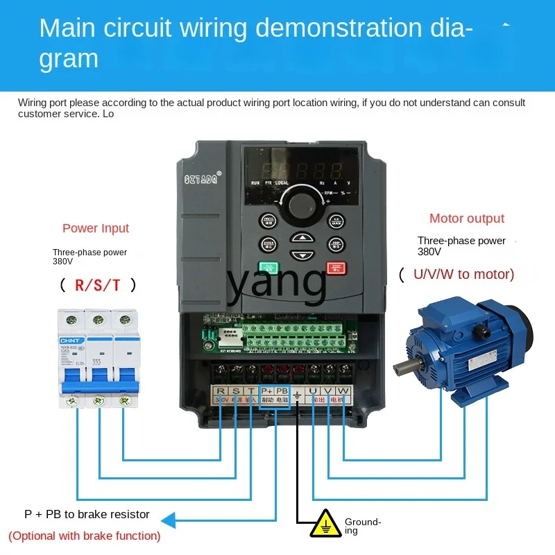 L'm frequency converter three-phase 380v/2.2/3/4/22/30/37/90/110 kw motor governor