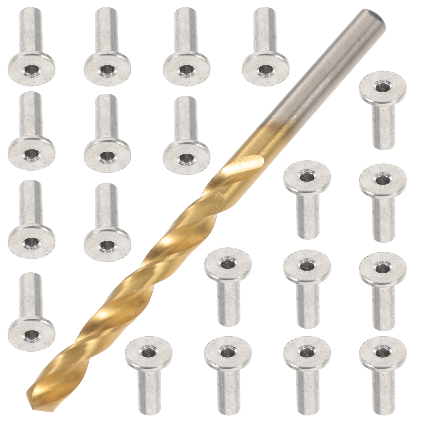 

1Set Cable Railing Protector Sleeve Stainless Steel Wood Post Protector Prevent Cable Fraying for DIY Balustrade Wire Rope