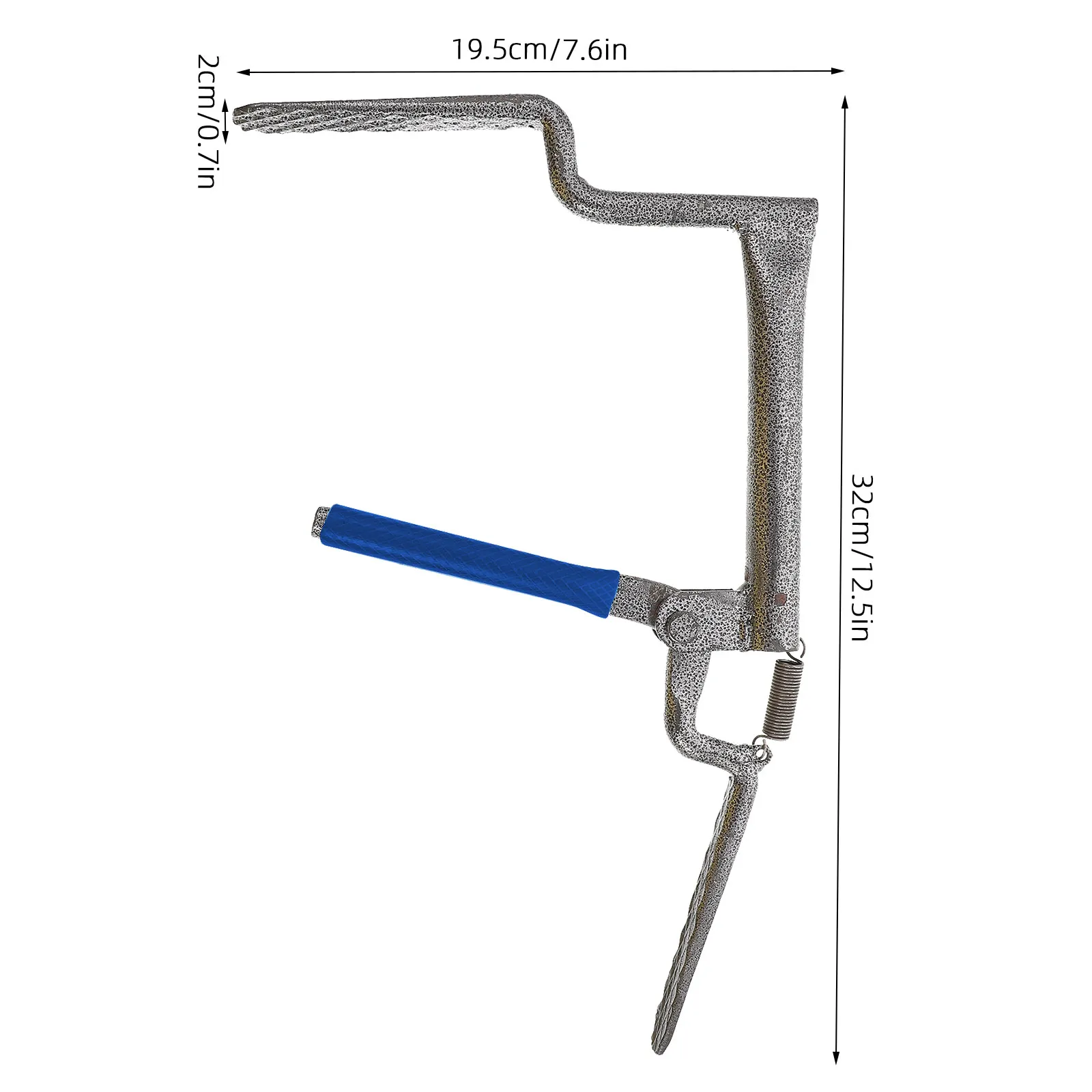 1Pcs Brick Block Carrier Tongs Sturdy Brick Moving Tool with Elastic Spring Comfort Grip for Masonry Bricklaying Work