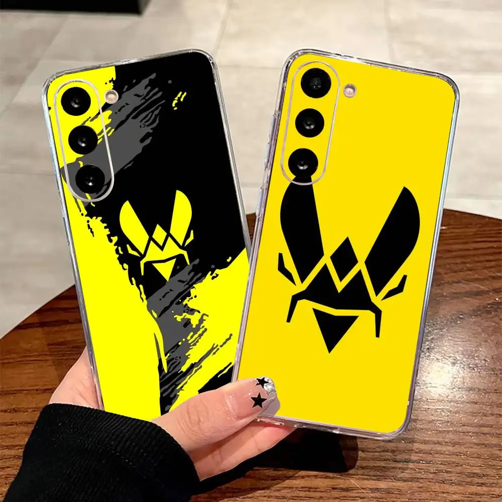 CS2 Game V-Vitality Team   Phone Case For Samsung A05 A54 A34 A24 A14 Cover Transparent Silicone Phone Cover