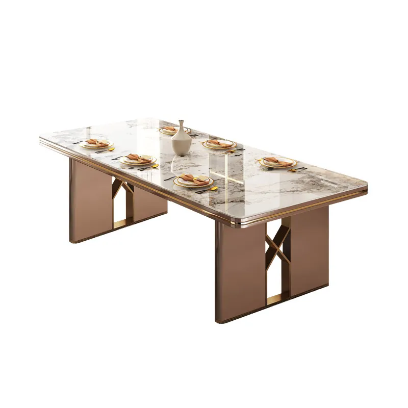 Simple Design Dining Table Modern Aesthetic Exquisite Glamour Dining Tables Classic Versatile Tavolo Di Pranzo Home Furniture