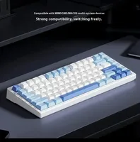 MCHOSE G75Pro Tri-Mode Wireless Esports Mechanical Keyboard Hot-Swappable Switches layout RGB Backlit