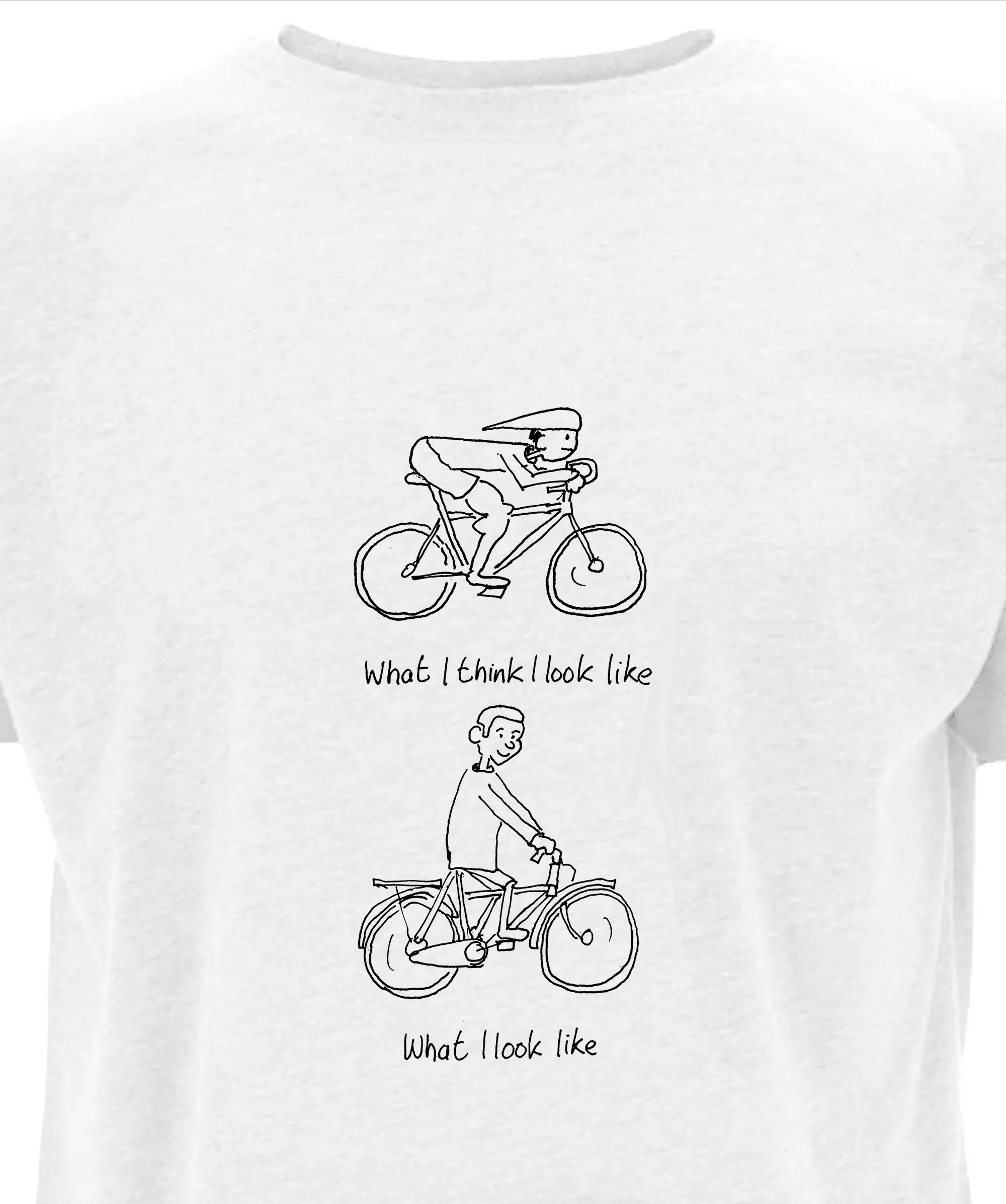 What I Think Look Like Cycling T Shirt Men'S S For Men Fairwear Approved Cotton