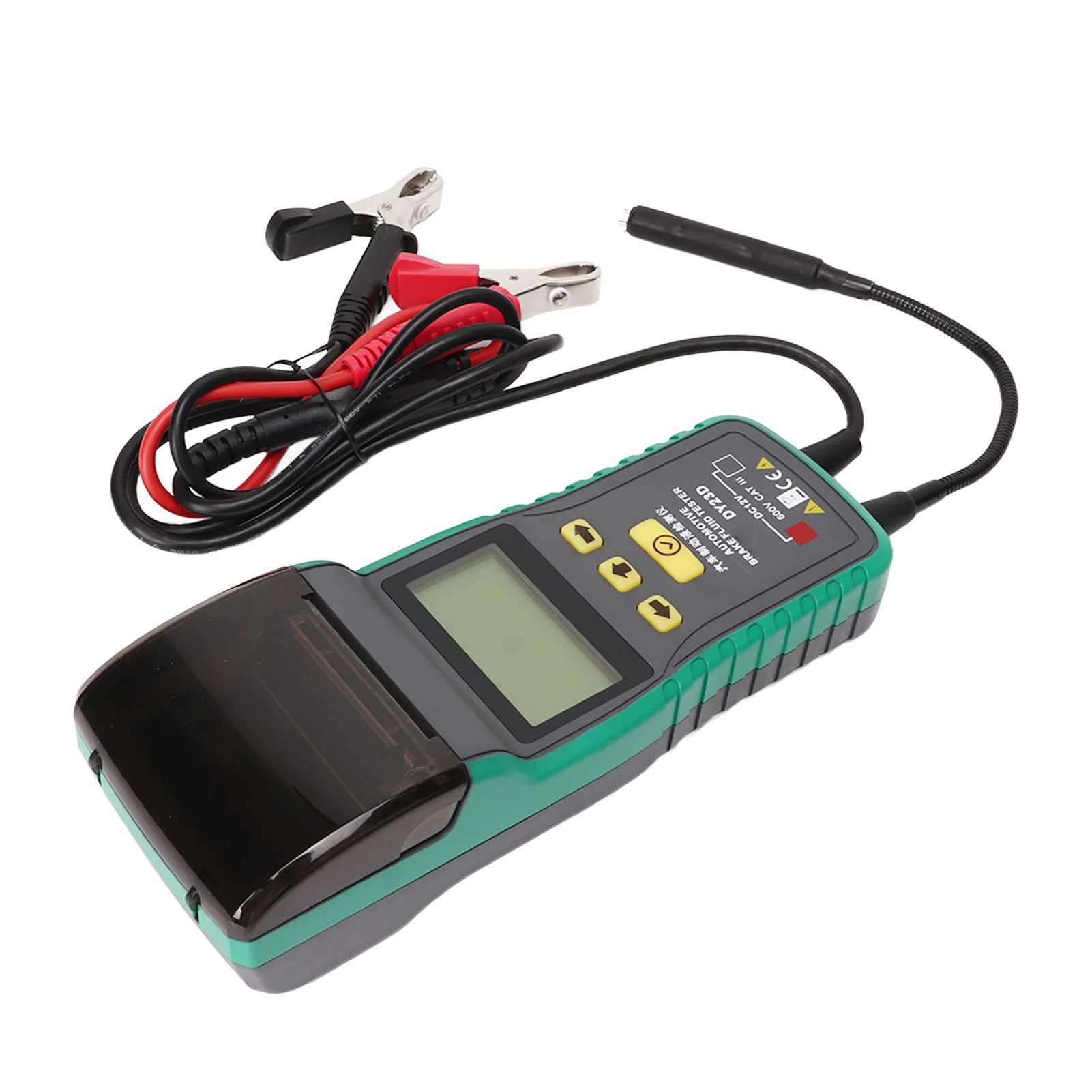 Automotive Brake Fluid Moisture Tester DY23D with Onboard Printer Compatible with DOT3 DOT4 and DOT5.1 Standards 12V Operation