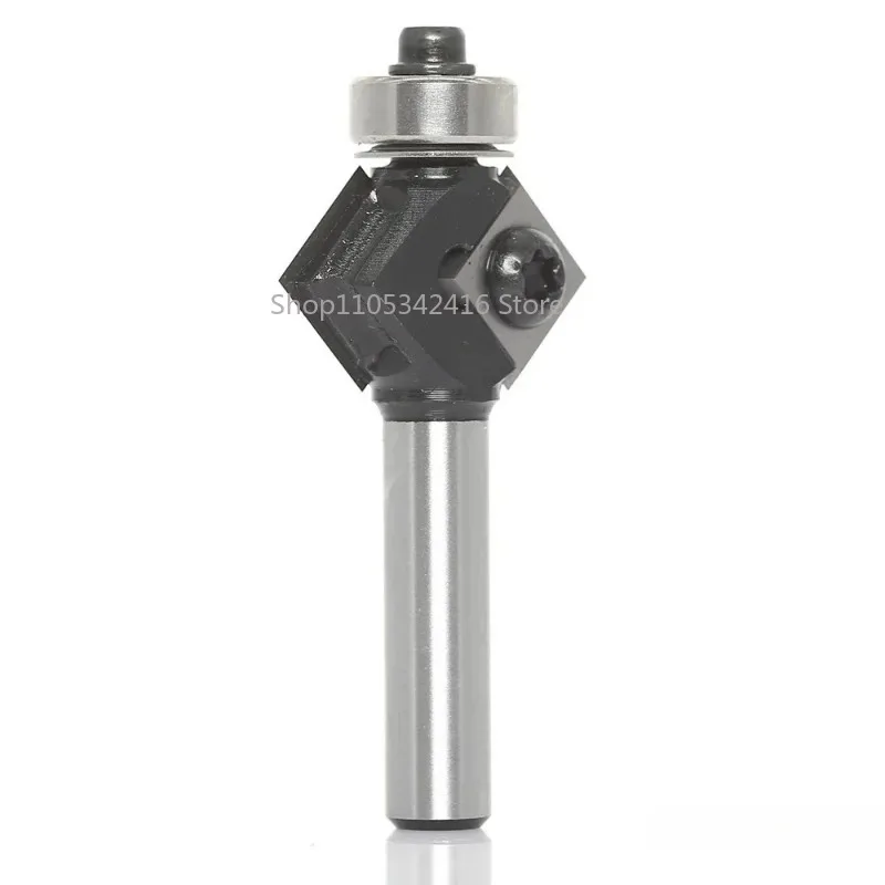 Manganese Steel Interchangeable Blade Woodworking Milling CutterFlatCornerCuttingToolforWoodCarvingTrimmingandGroovingProcessing