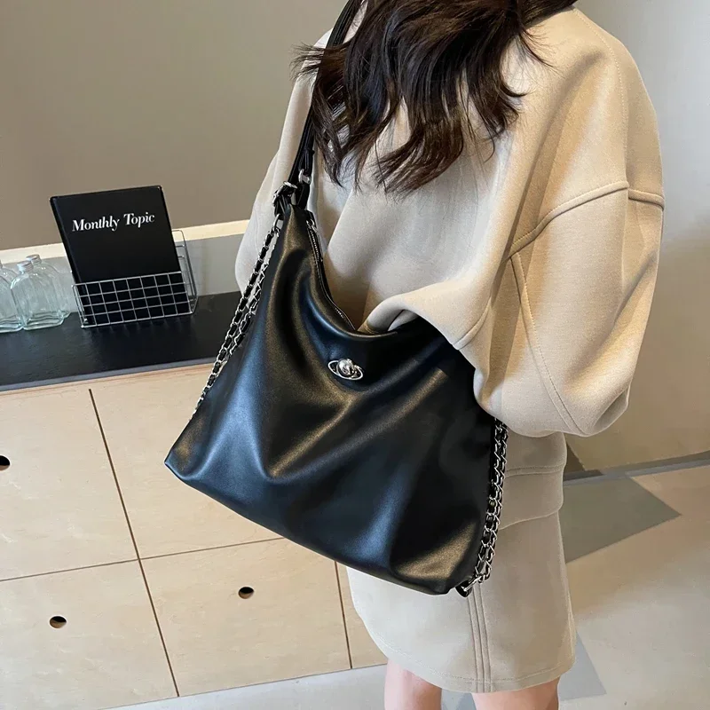 Women\'s Shoulder Bags 2024 New Fashion Student Large Capacity Crossbody Bags Luxury Brand Trendy Designer Bags Bolso Mujer