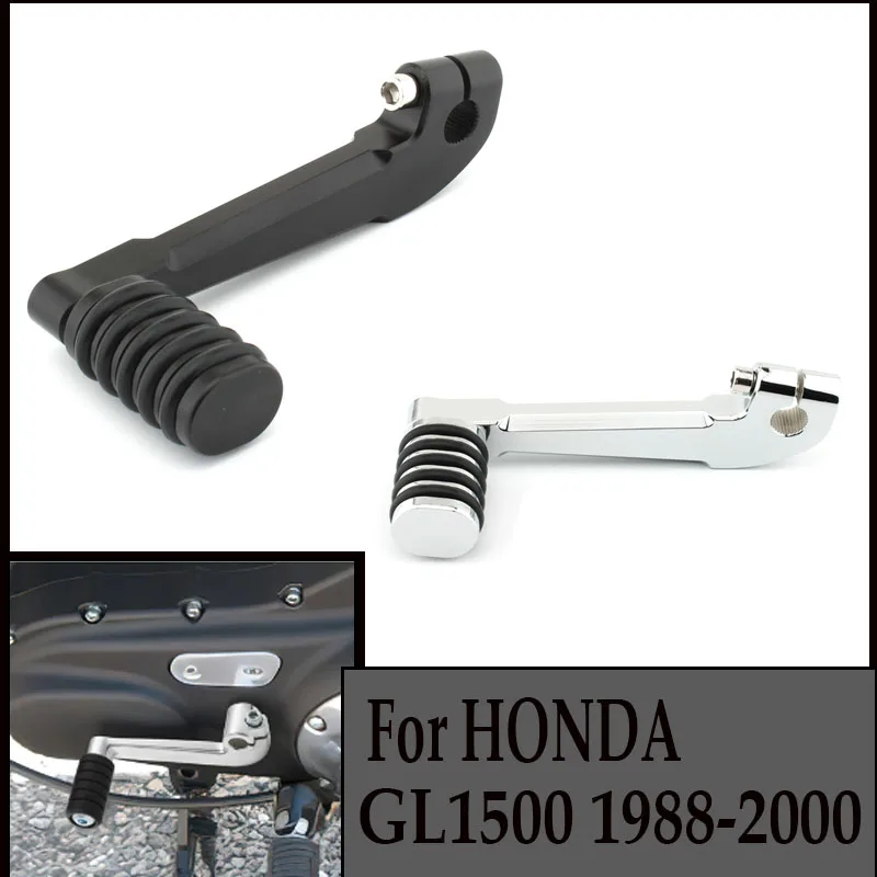 

For Honda Goldwing 1500 GL1500 1988-2000 Chrome/Black Aluminum Motorcycle Shifter Shift Lever Durable Gear Shifting