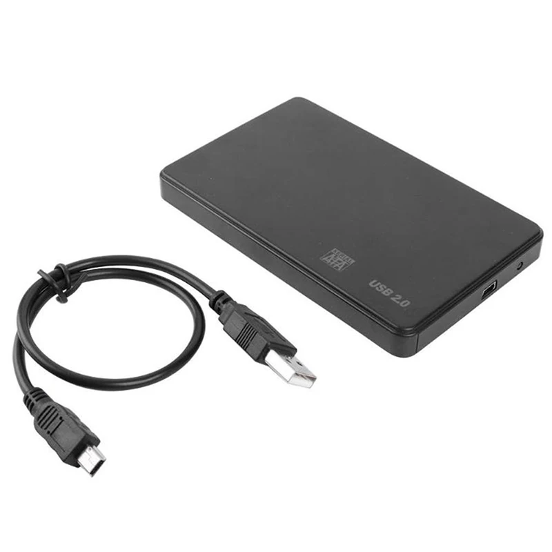 SSD de 2,5 polegadas para adaptador de gabinete rígido de caixa para USB 2.0/3.0