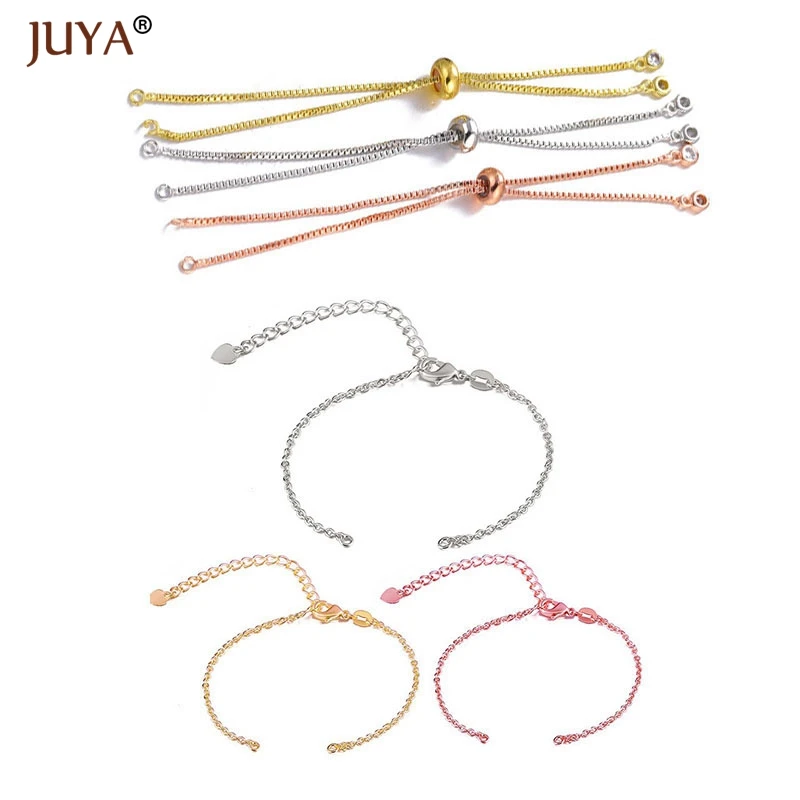 Juya 시리즈 구리 금속 상감 지르콘 Hamsa 손 매력 커넥터 파티마 핸드 쥬얼리 결과 팔찌 만들기 액세서리