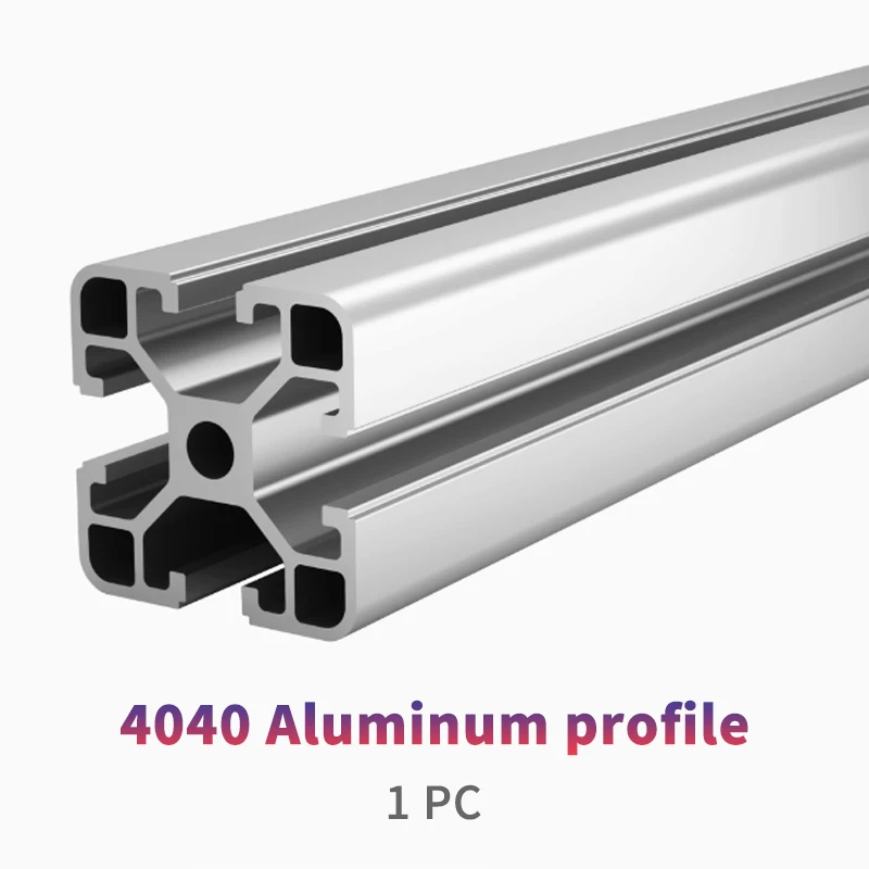

Экструзия алюминиевого профиля 4040, 100 мм-1000 мм, стандарт ЕС, CNC, алюминиевые профили, запчасти для 3D-принтера, анодный провод, направляющий алюминиевый профиль