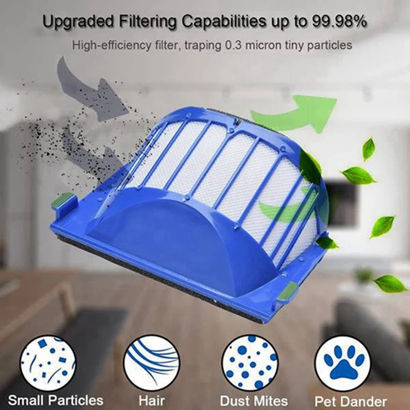 Für irobot roomba Serie Staubsauger Hauptseiten bürsten Filter Ersatzteil satz