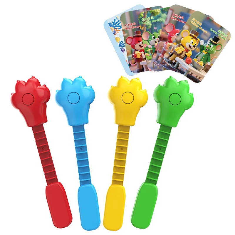 

Funny Cat Catching Mouse Family Party Multiplayer Battle Reflexes Battle Game Board Game Parent-child Concentration Training Toy