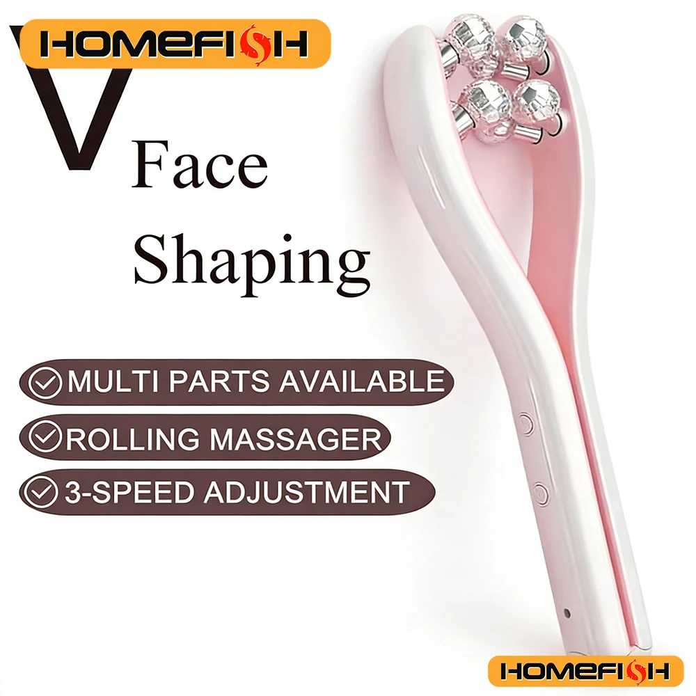 Y Shape Face Lifting Roller Massager Chin up Home Beauty Skin Care Tool