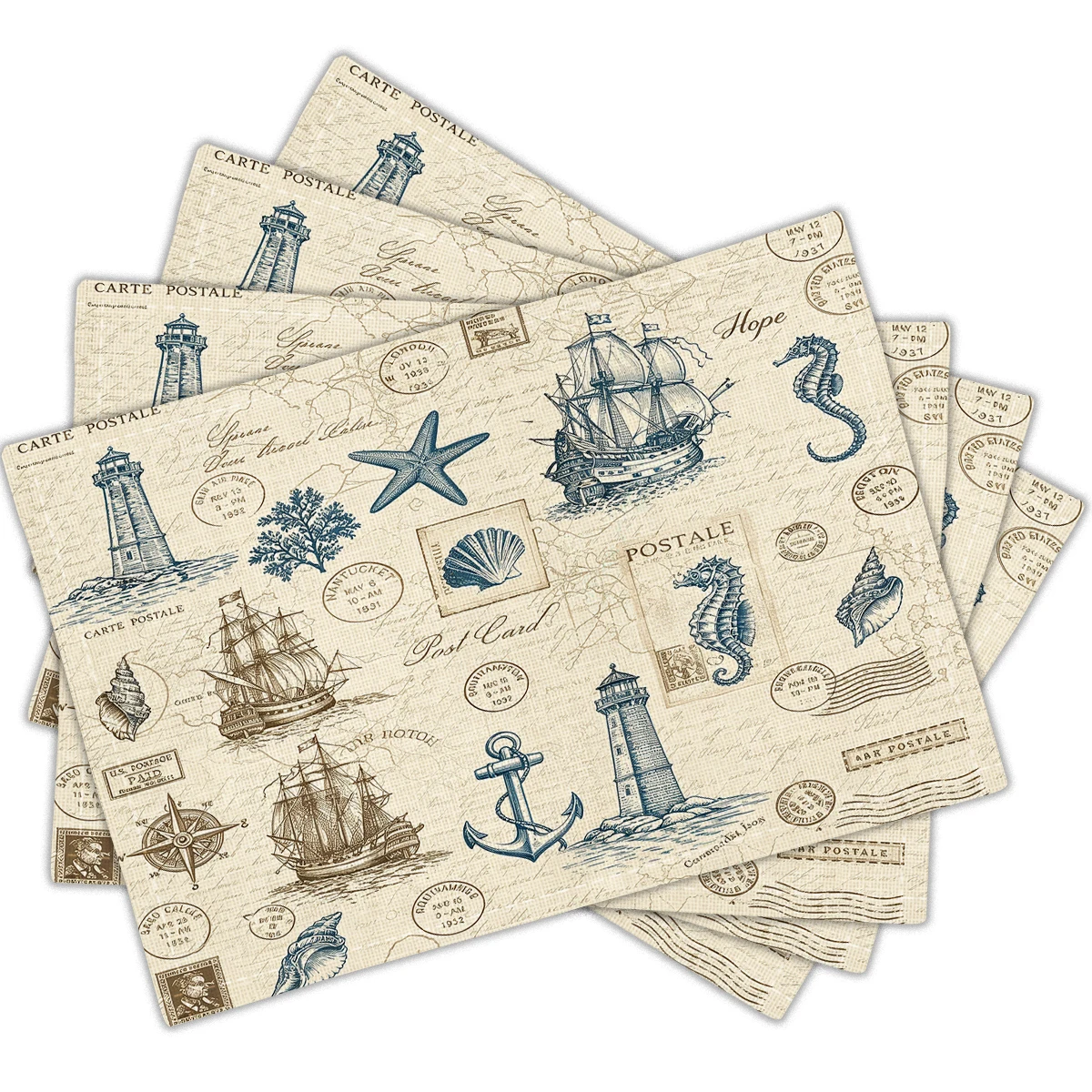 Nautical Themed Polyester Plac - Home Decor Nautical review and price