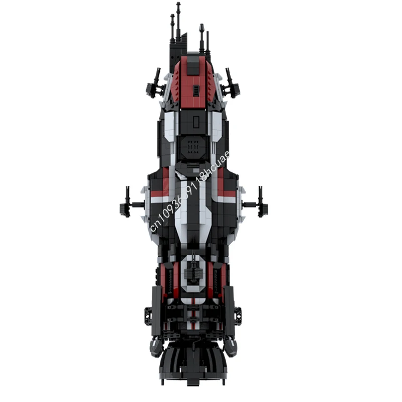 2142 قطعة MOC Rocinante S4 منتصف مقياس نان اللبنات هدية الكريسماس لغز بناء اللعب الحصري لتقوم بها بنفسك هدية مجموعة المشروع المثالية #6